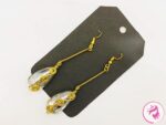 Handmade-Wire-Wrapped Jumar Pearl Earring
