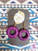Handmade-Wire-Wrapped Move Ring Earring