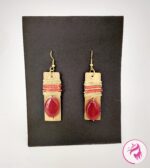 Handmade Wire-Wrapped Swan Earrings