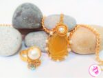 Handmade Wire-Wrapped Bumblebee Pendant