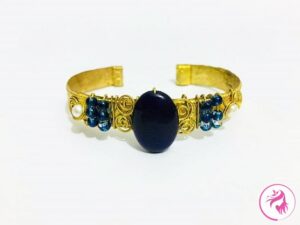 Handmade Wire-woven Blueberry Handcuff