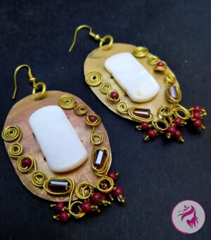 Handmade Wire-Wrapped Preezay Earrings