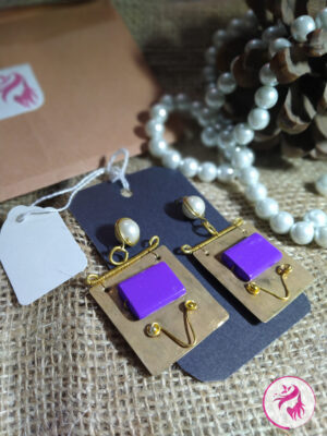 Handmade Wire-Wrapped Elixer Earring